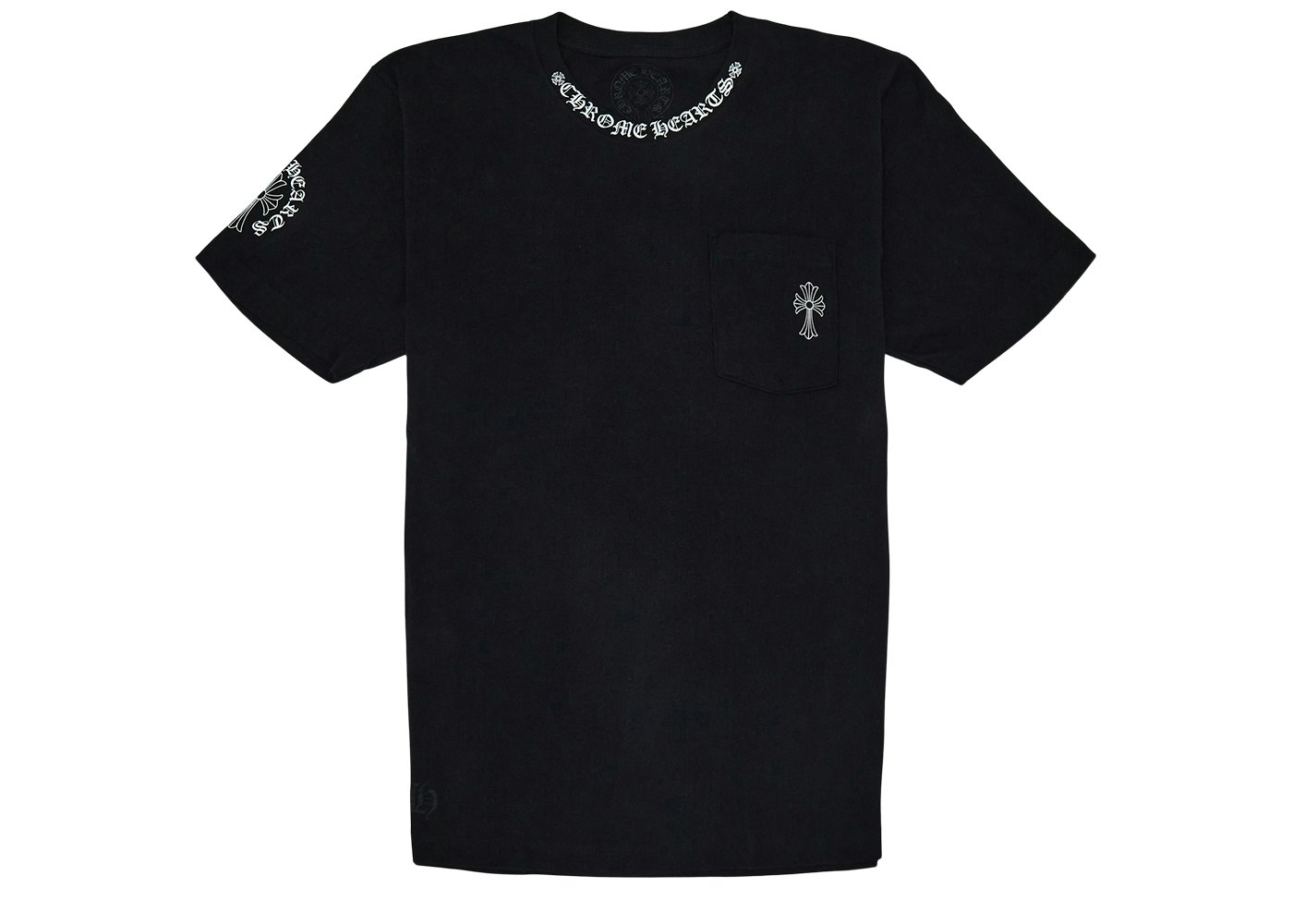 Chrome Hearts Neck Logo T-Shirt Black -